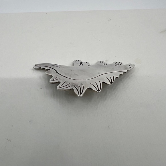 Vintage Sterling Silver Stegosaurus Dinosaur Pin/Brooch - Picture 5 of 9